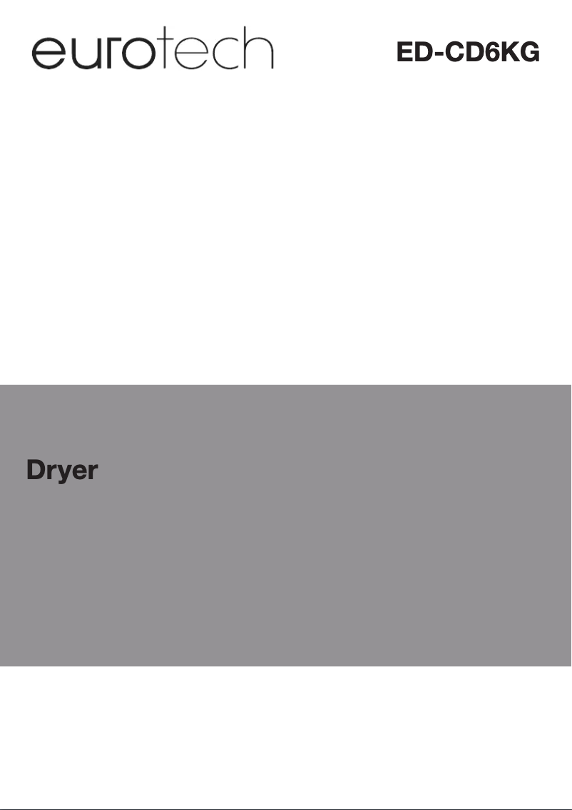 Image de la première page du manuel de l'appareil ED-CD6KG