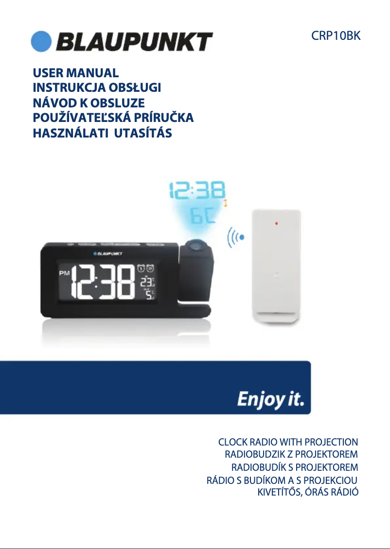 Page n°1 - Manuel utilisateur Blaupunkt CRP10BK