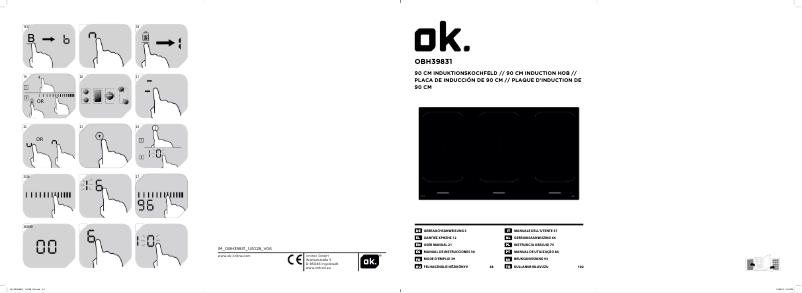 Page 1 de la notice Manuel utilisateur OK OBH39831