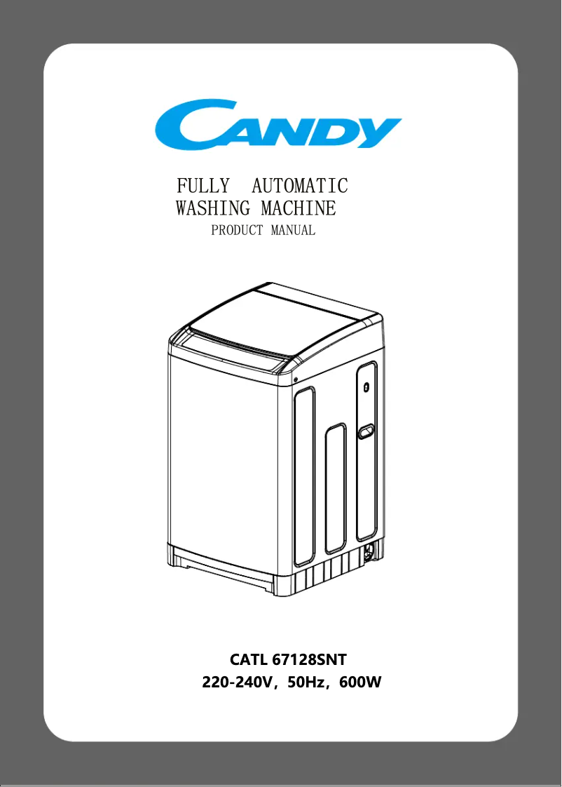 Image de la première page du manuel de l'appareil CATL 67128SNT