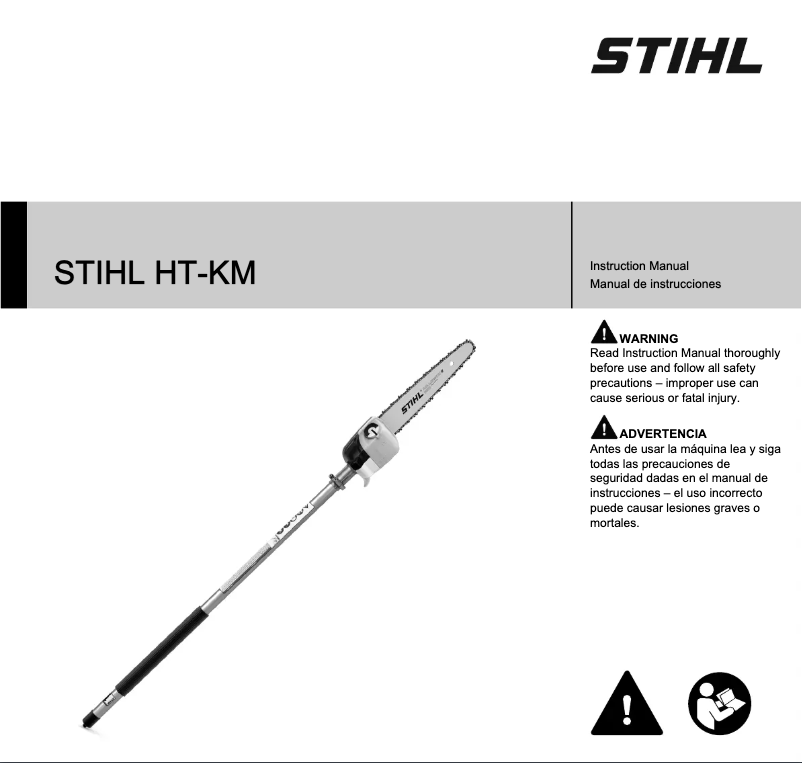 Page 1 de la notice Manuel utilisateur Stihl HT-KM