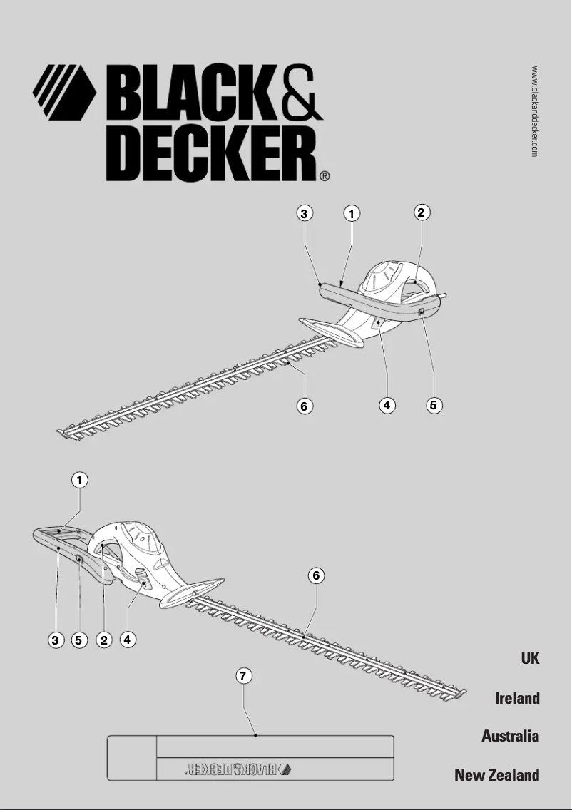 Page 1 de la notice Manuel utilisateur Black & Decker GT535