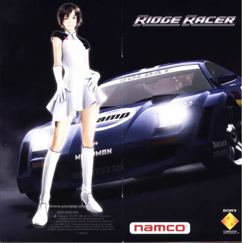 Page 1 de la notice Manuel utilisateur Sony Ridge Racer (PSP)