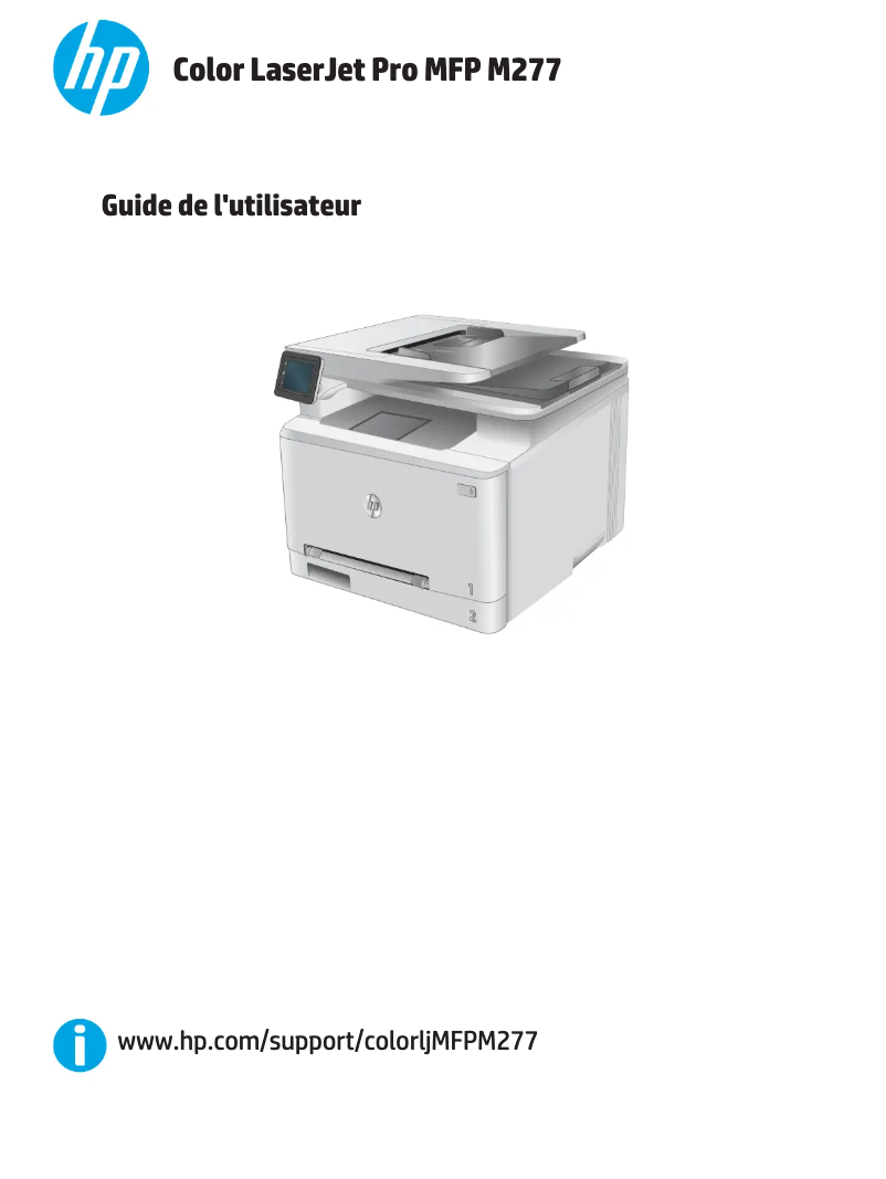 Page n°1 - Manuel utilisateur HP Color LaserJet PRO MFP M277