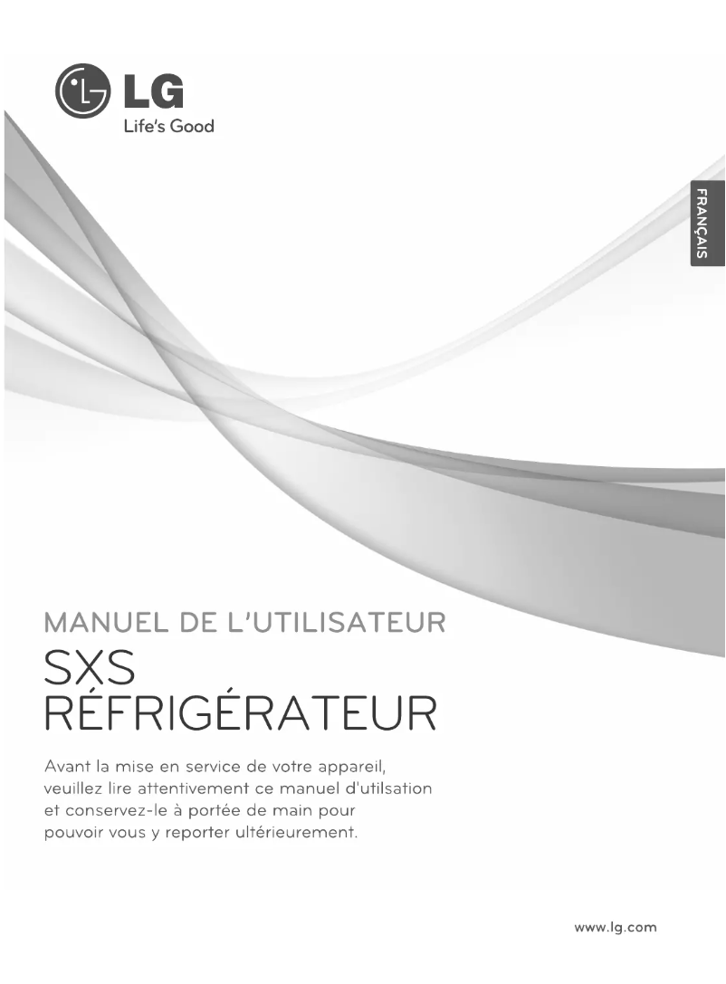 Page 1 de la notice Manuel utilisateur LG GC-B207GLQS