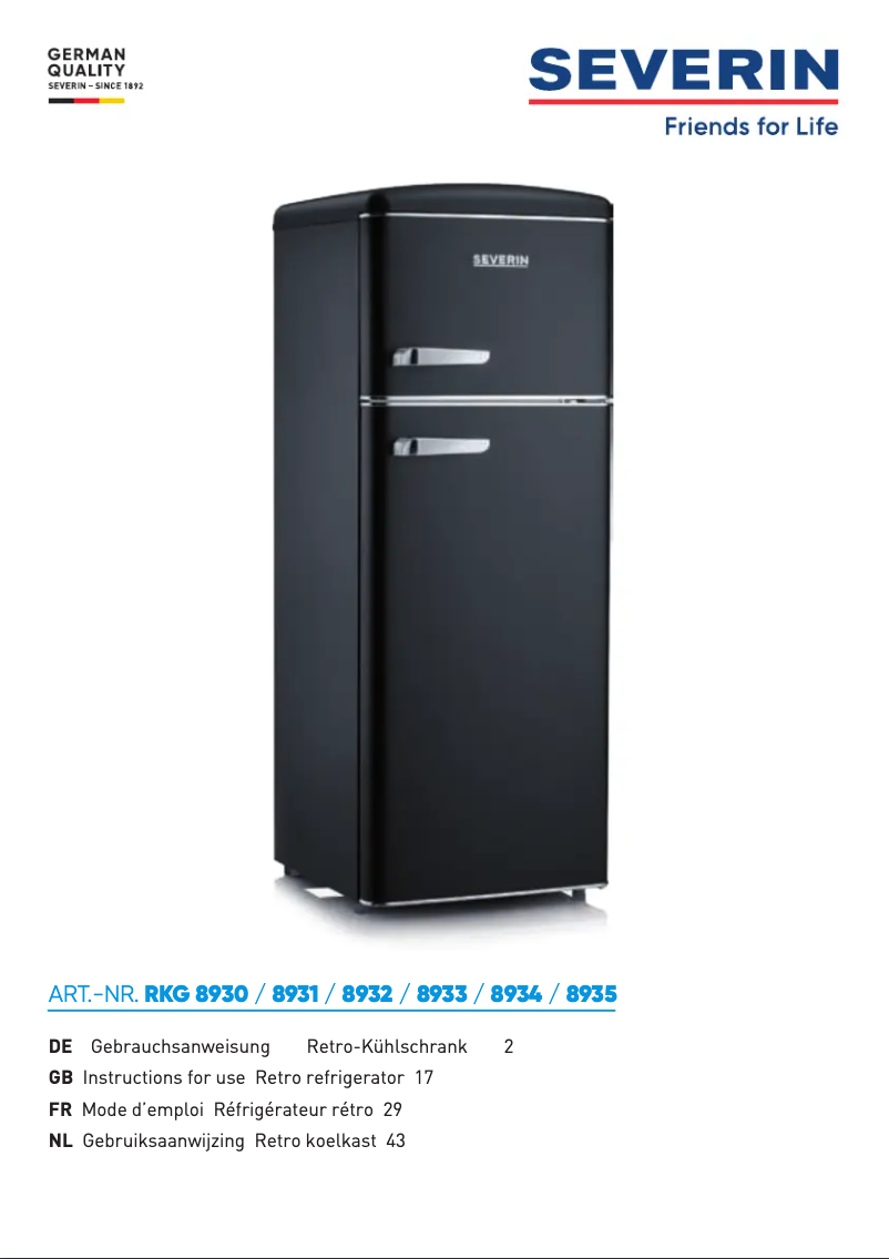 Image de la première page du manuel de l'appareil RKG 893