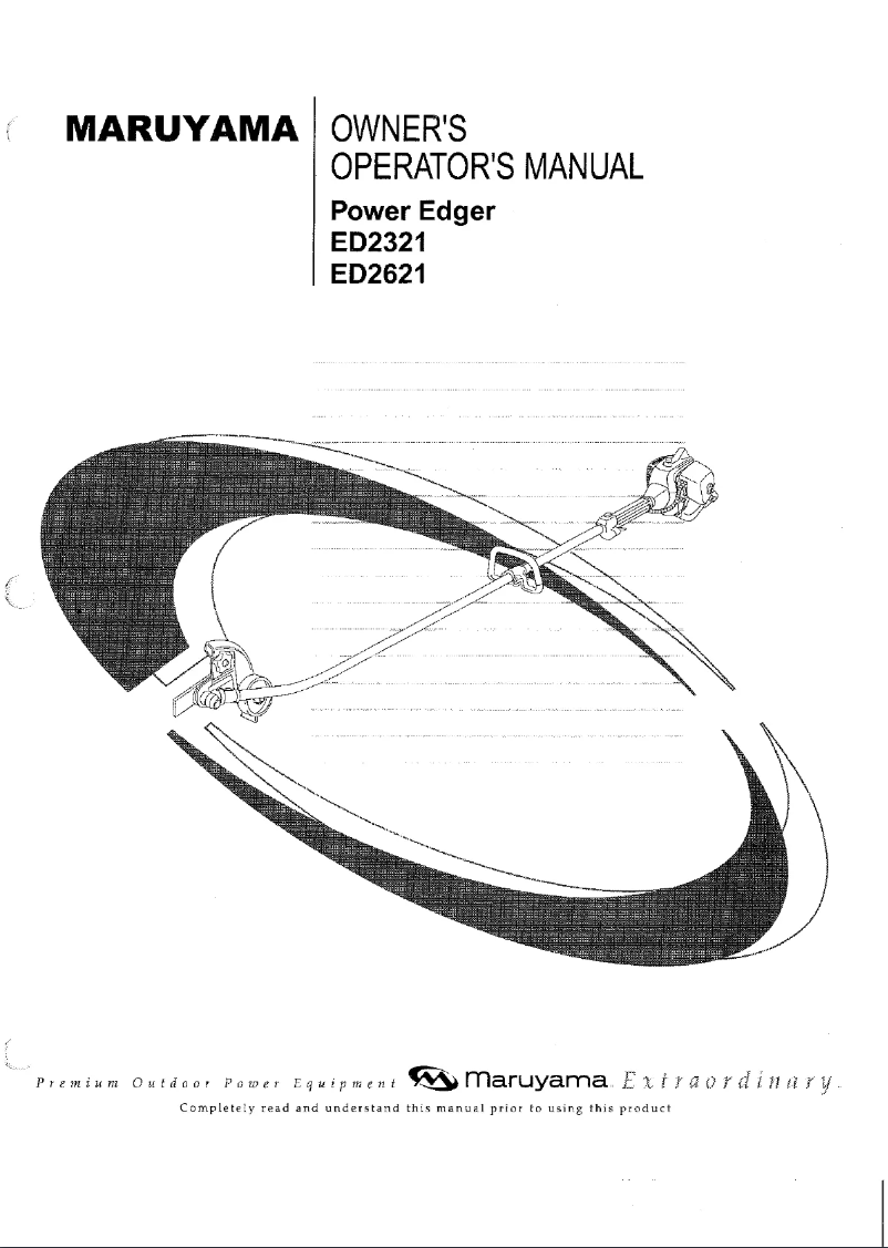 Page n°1 - Manuel utilisateur Maruyama ED2321