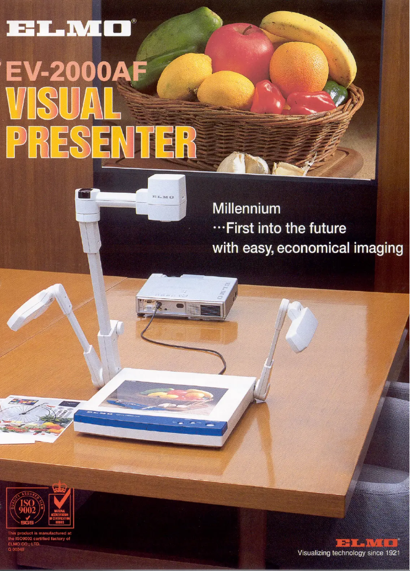 Image de la première page du manuel de l'appareil EV-2000AF