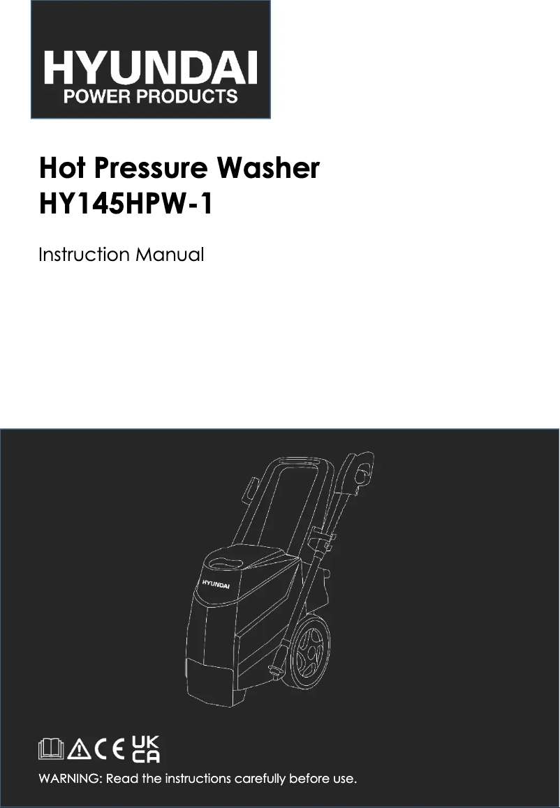 Image de la première page du manuel de l'appareil HY145HPW-1