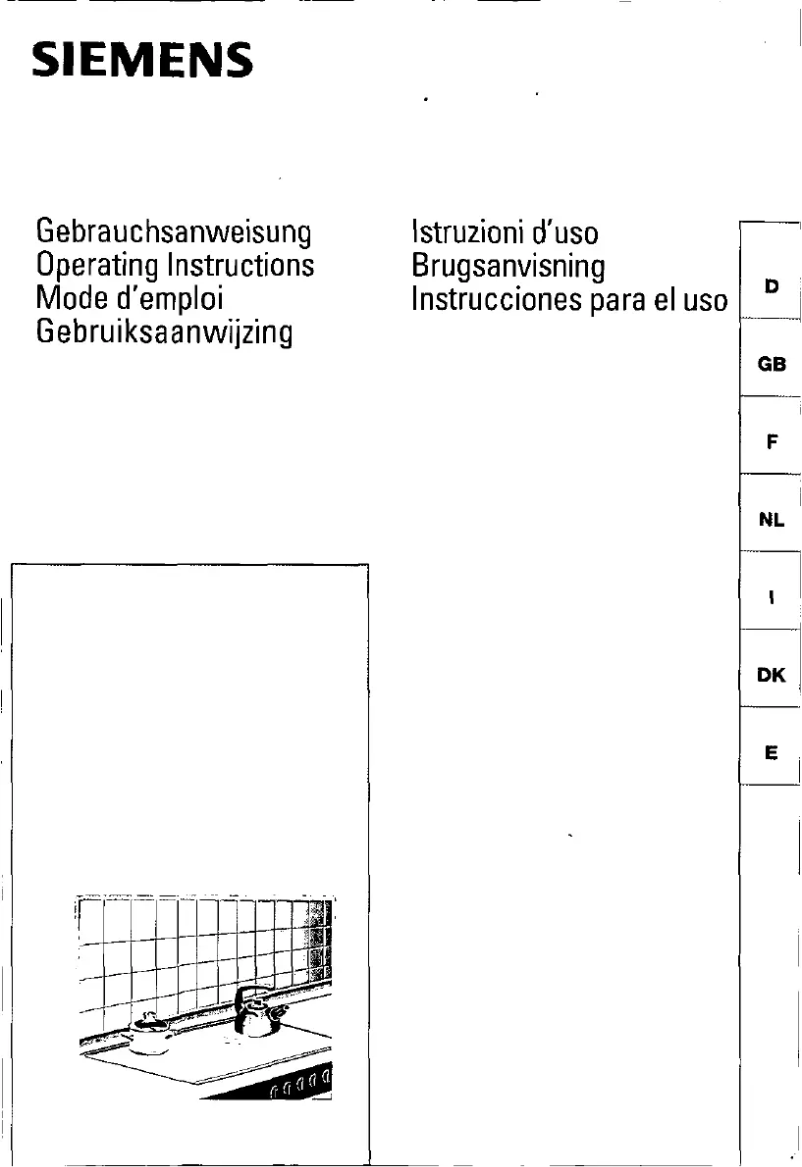 Image de la première page du manuel de l'appareil EK76051
