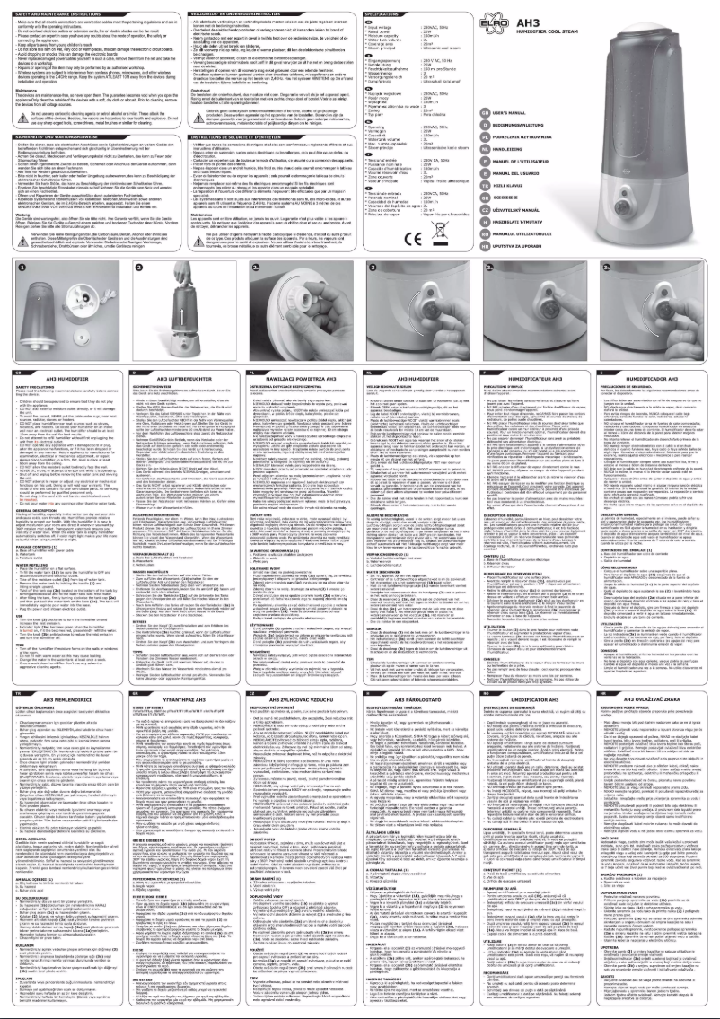 Página 1 del manual Manual de usuario Elro AH3