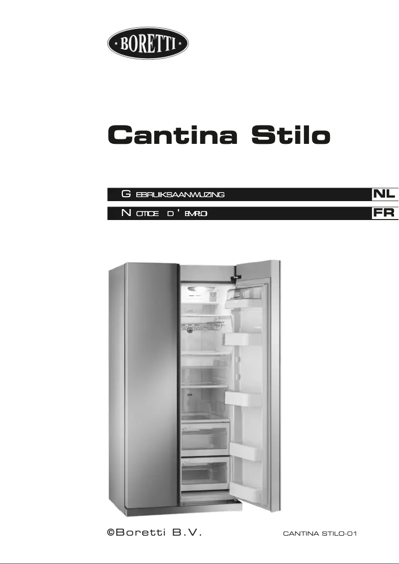 Image de la première page du manuel de l'appareil Cantina Stilo