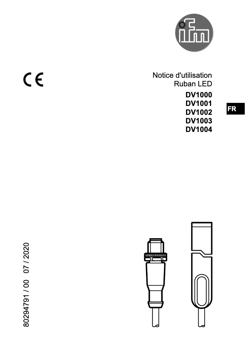 Image de la première page du manuel de l'appareil DV1004