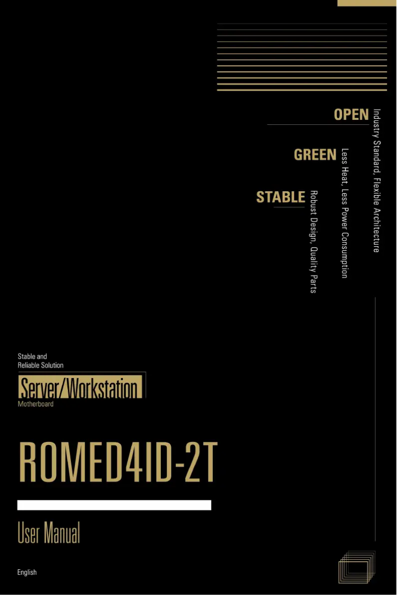 Image de la première page du manuel de l'appareil ROMED4ID-2T