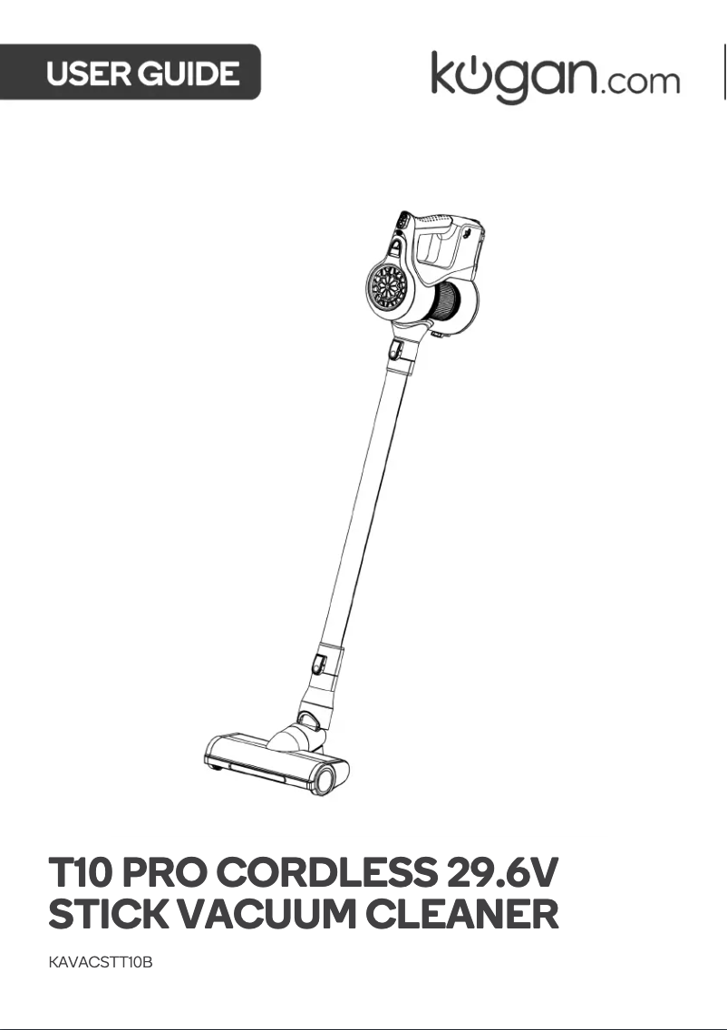 Image de la première page du manuel de l'appareil T10 Pro