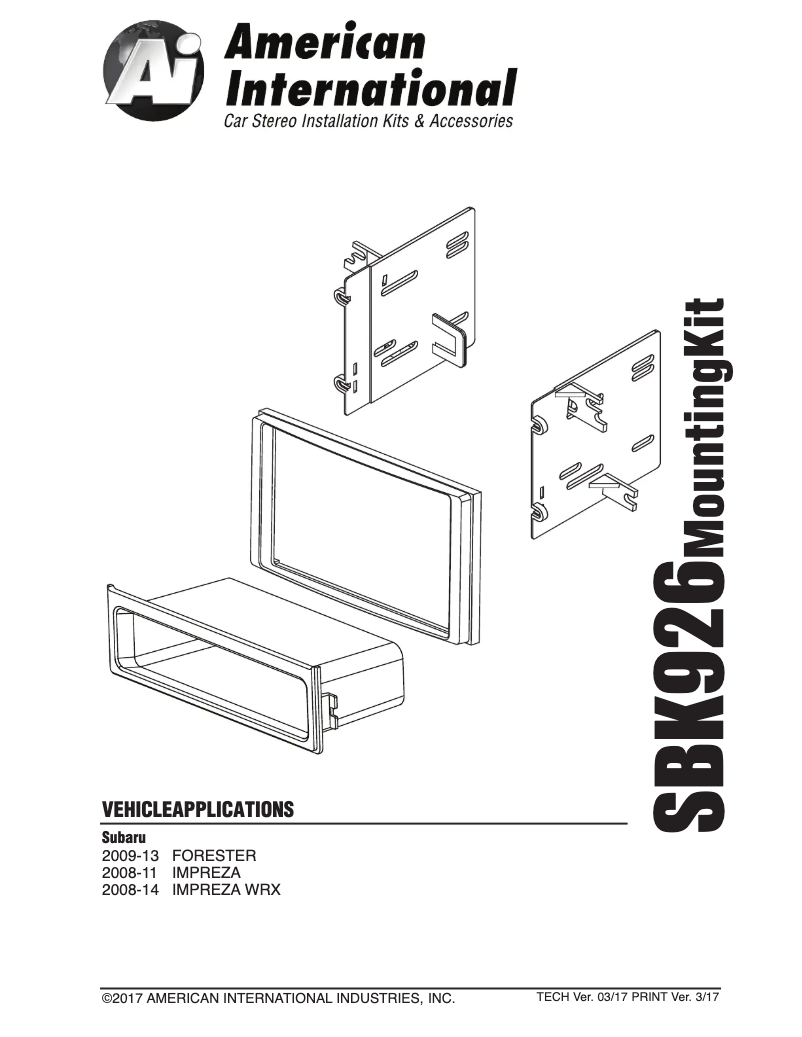 Page n°1 - Manuel utilisateur American International SBK926