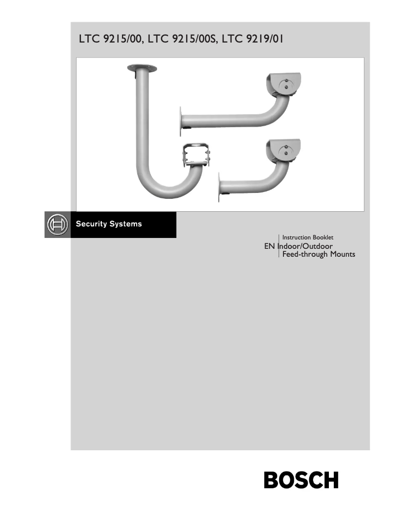 Page n°1 - Manuel utilisateur Bosch LTC9215/00