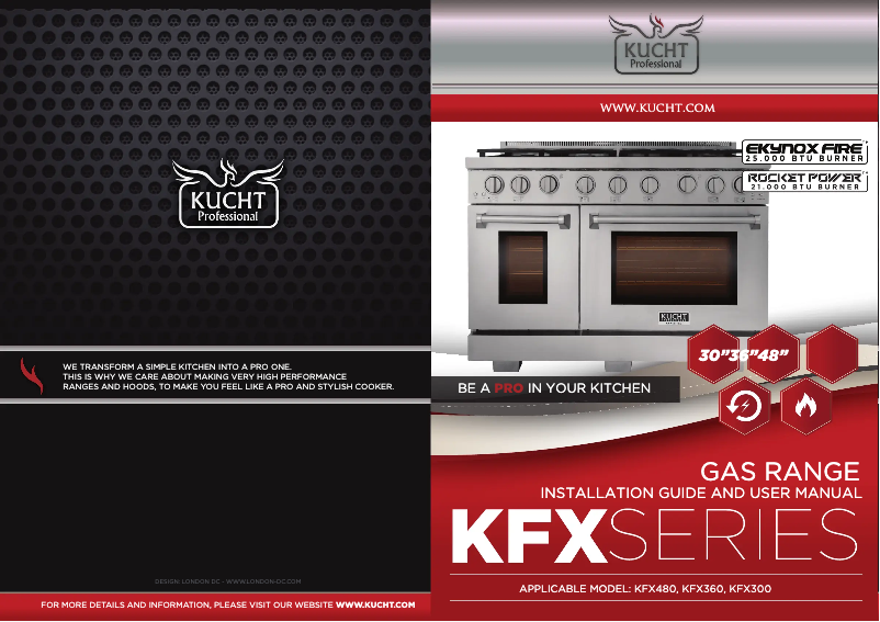 Page n°1 - Manuel utilisateur Kucht KFX480