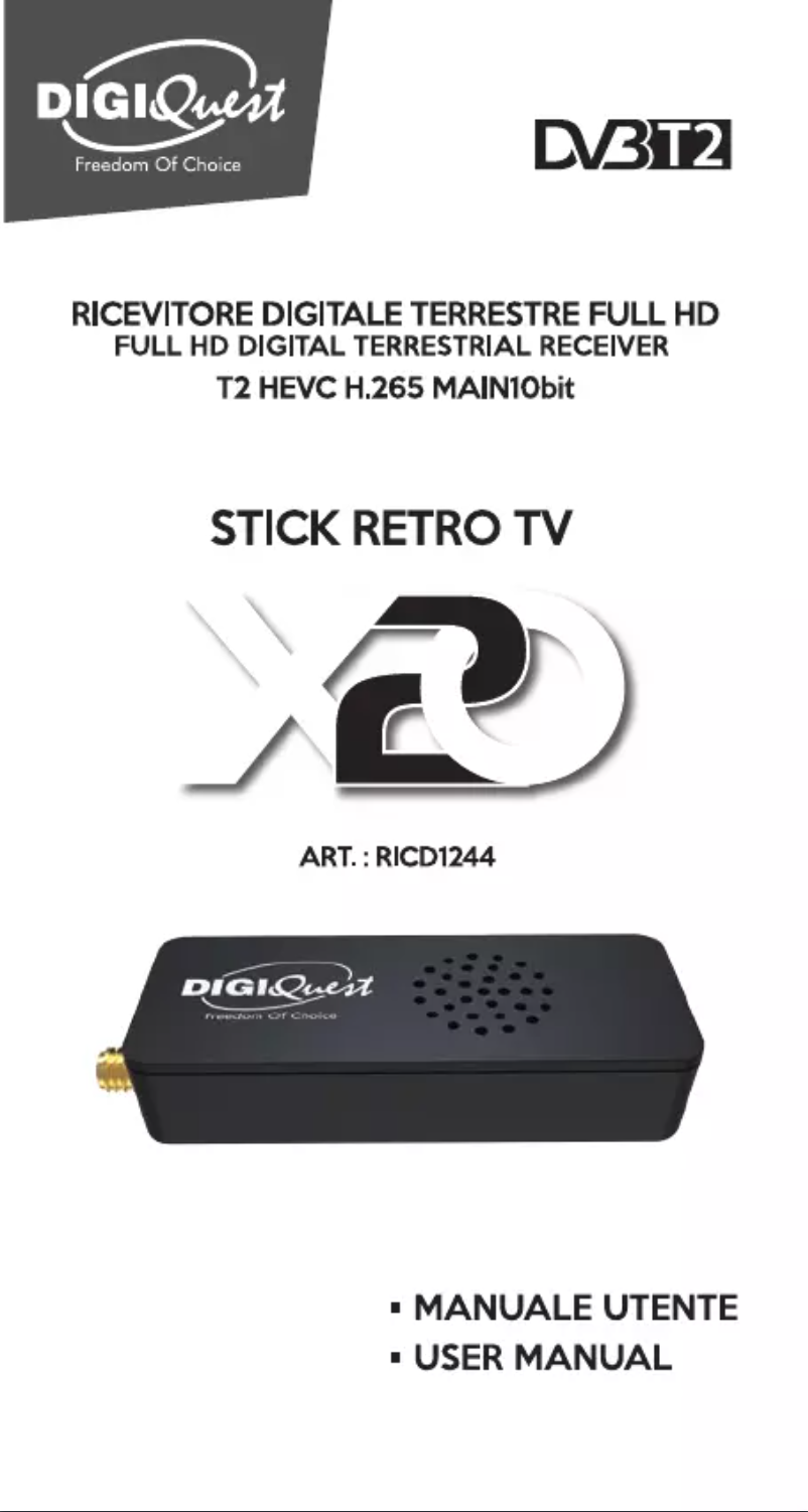 Image de la première page du manuel de l'appareil X2O