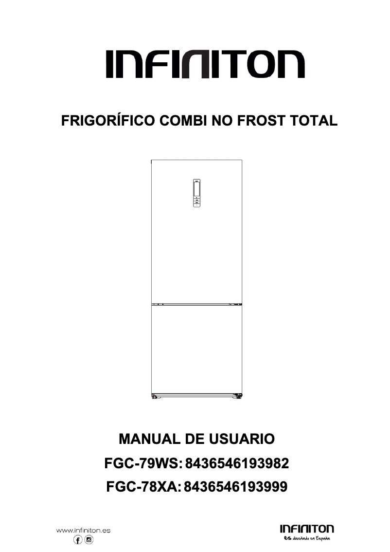 Image de la première page du manuel de l'appareil FGC-78XA