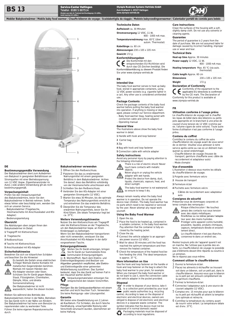 Image de la première page du manuel de l'appareil 86674