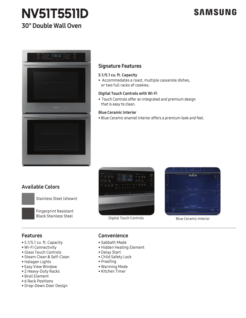 Image de la première page du manuel de l'appareil NV51K6650DG