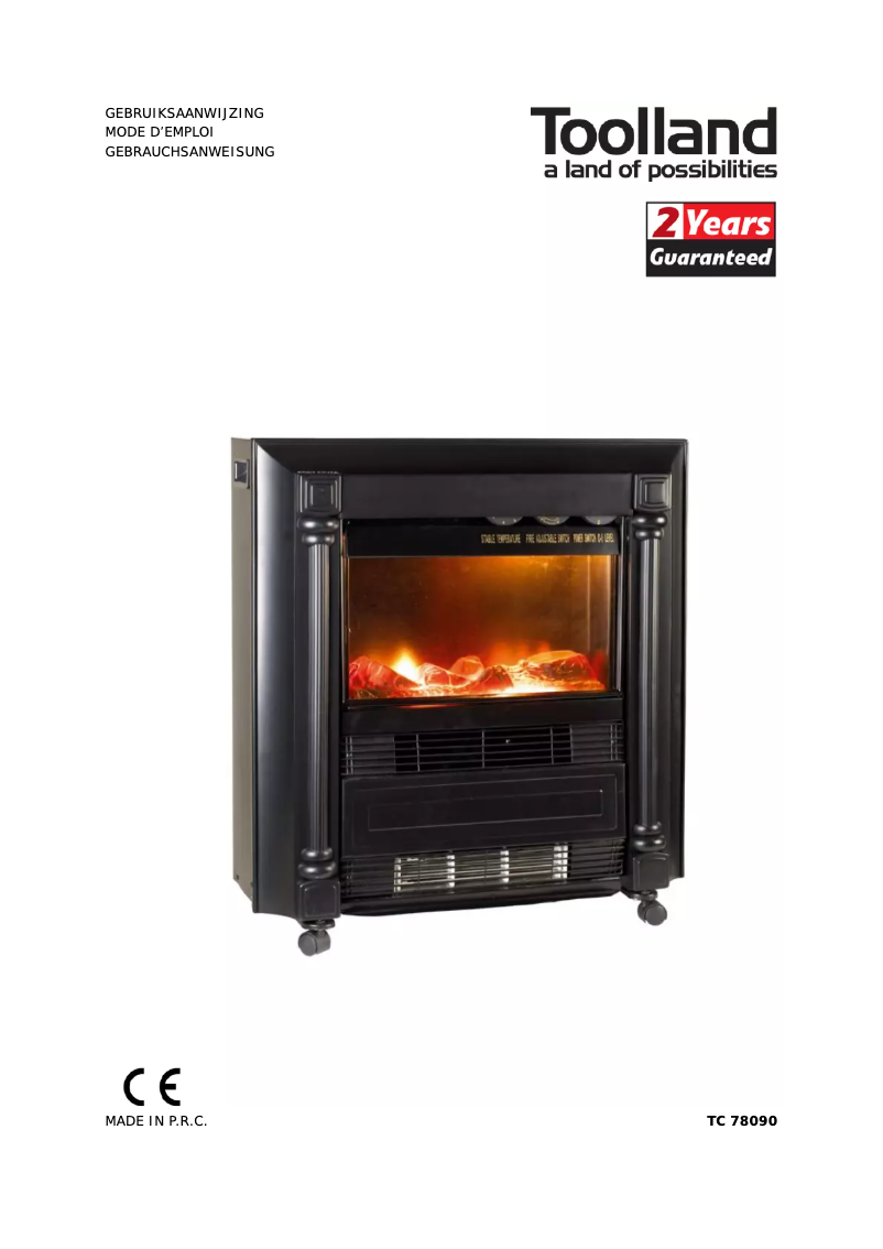 Image de la première page du manuel de l'appareil TC78090