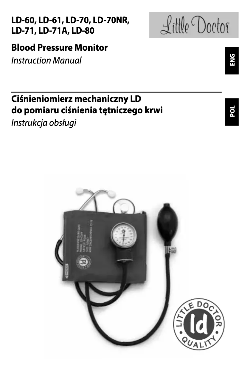 Page n°1 - Manuel utilisateur Little Doctor LD-80