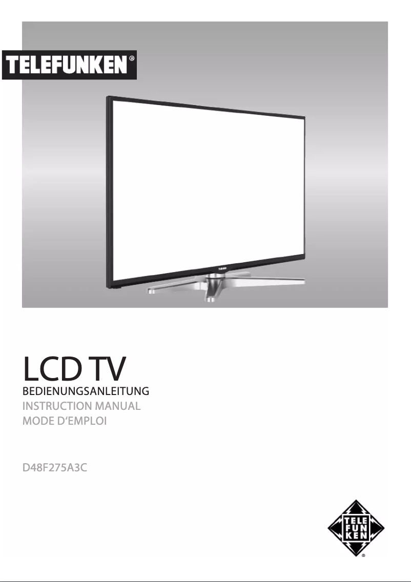 Image de la première page du manuel de l'appareil D48F275A3C