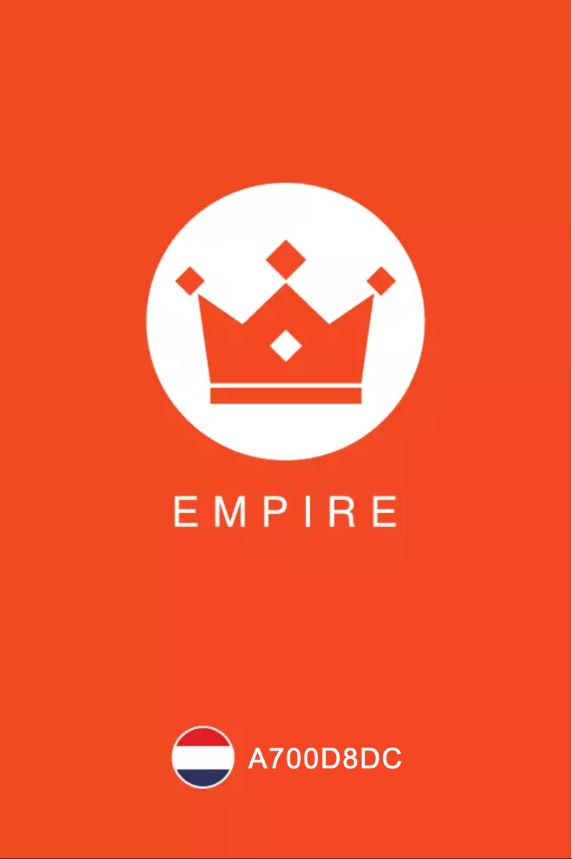 Página 1 del manual Manual de usuario Empire A700D8DC