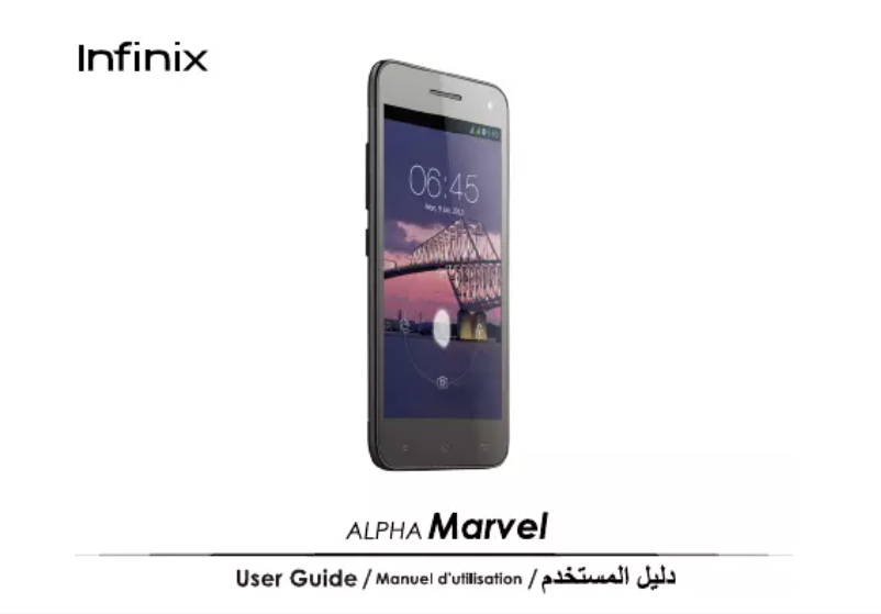 Page n°1 - Manuel utilisateur Infinix Alpha Marvel X502