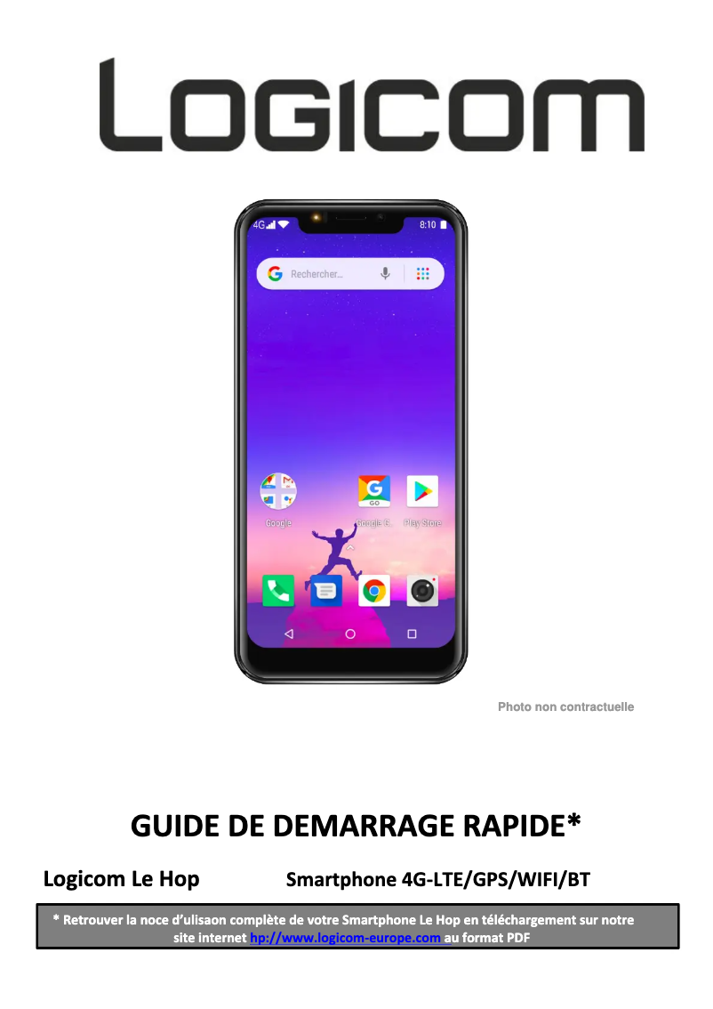 Image de la première page du manuel de l'appareil Le Hop