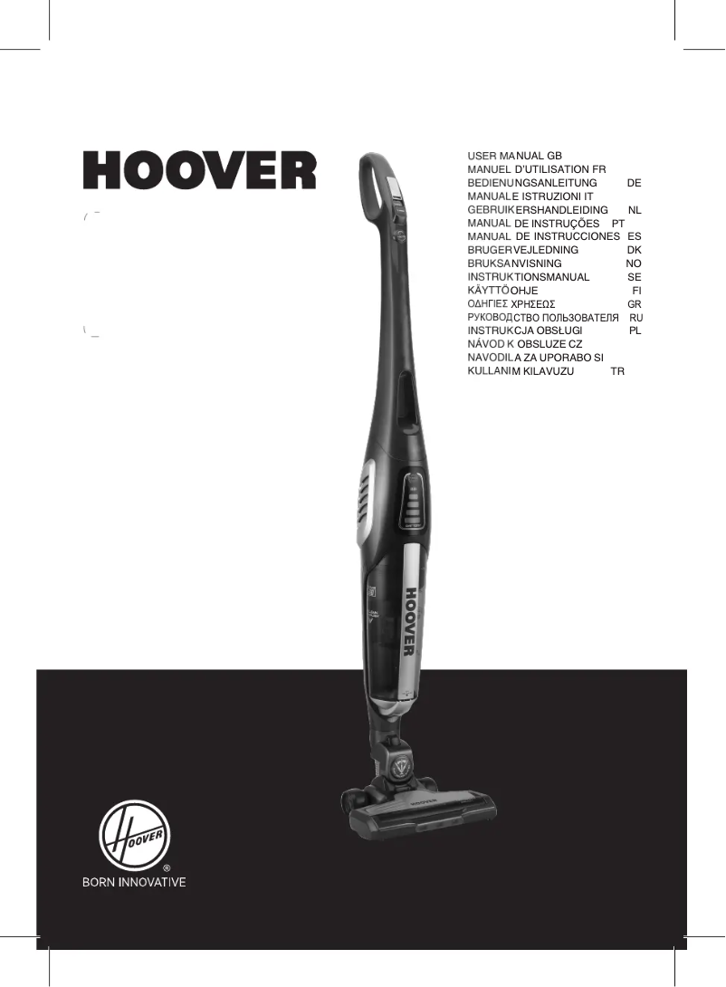 Página 1 del manual Manual de usuario Hoover Athen Evo ATV30RM/1 011