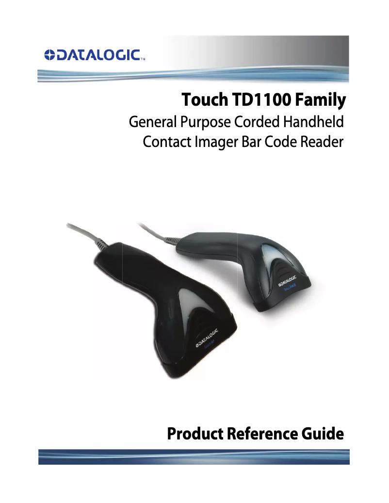 Page n°1 - Manuel utilisateur Datalogic Touch 65 Pro