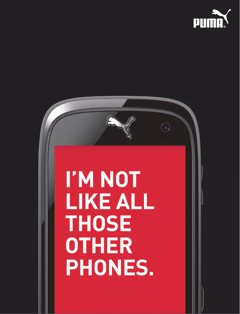 Image de la première page du manuel de l'appareil Puma