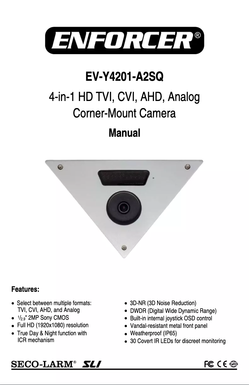 Page 1 de la notice Manuel utilisateur Enforcer EV-Y4201-A2SQ