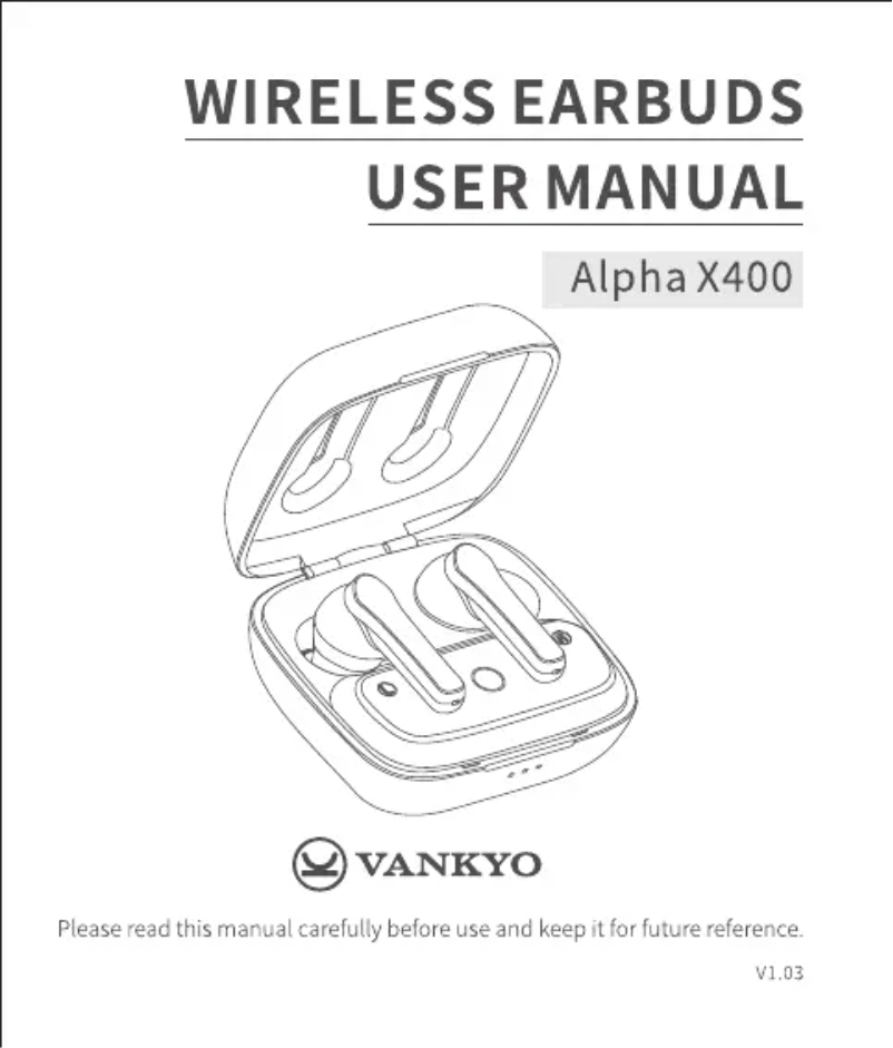 Page n°1 - Manuel utilisateur Vankyo Alpha X400