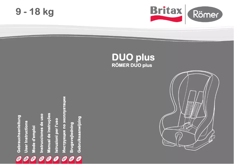 Page 1 de la notice Manuel utilisateur Römer Duo Plus