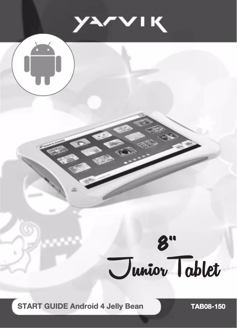 Page 1 de la notice Manuel utilisateur Yarvik Junior 8"