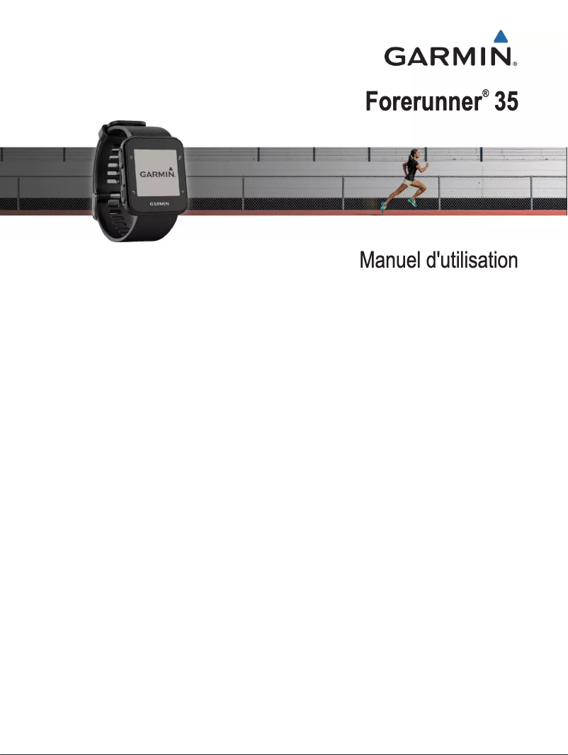 Page 1 de la notice Manuel utilisateur Garmin Forerunner 35