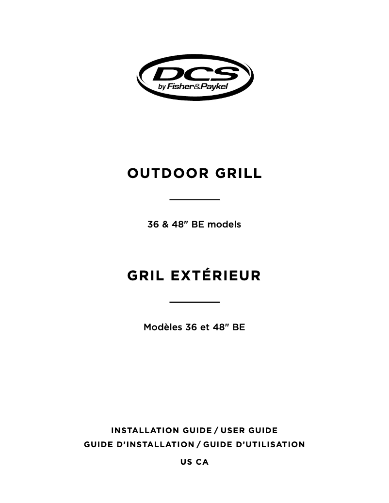 Page 1 de la notice Manuel utilisateur DCS BE1-48RC-L