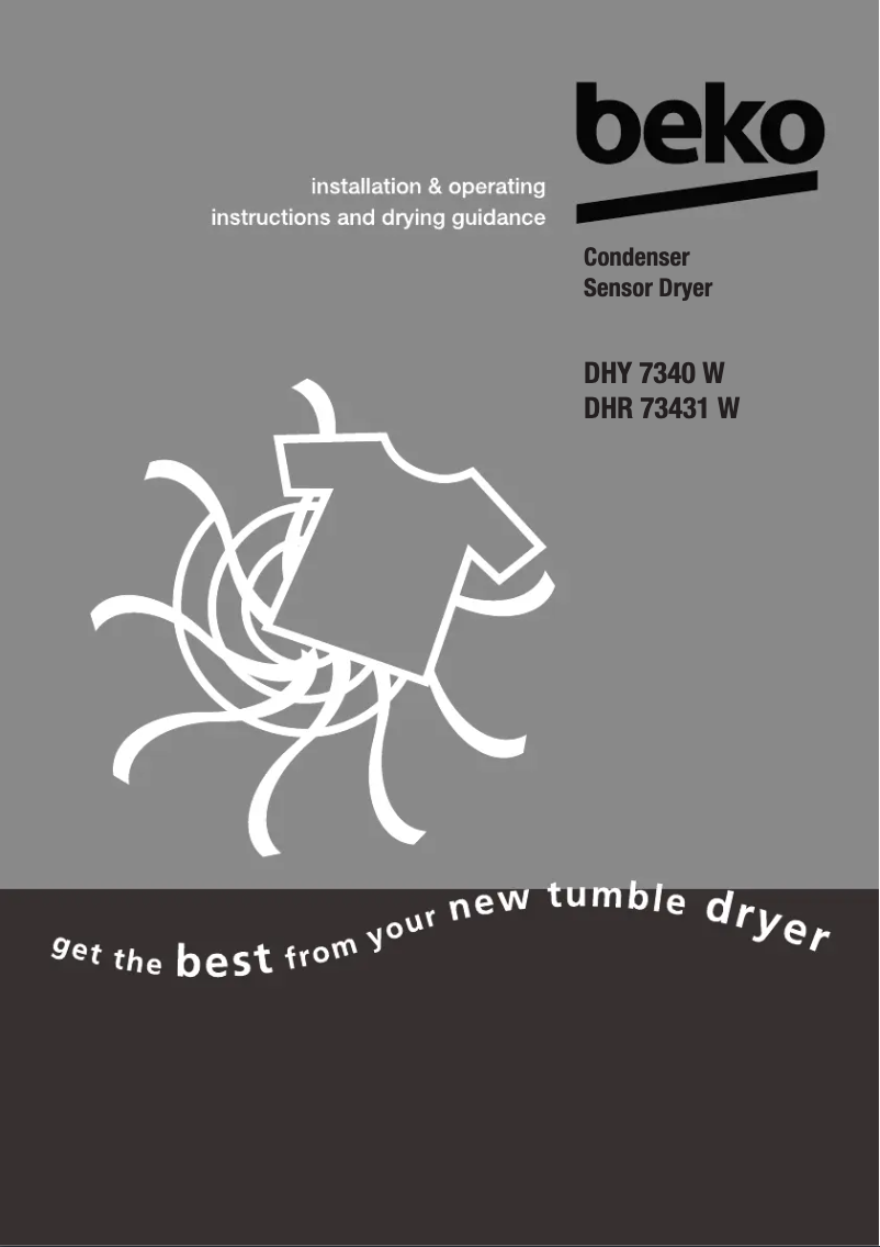 Page n°1 - Manuel utilisateur Beko DHR73431