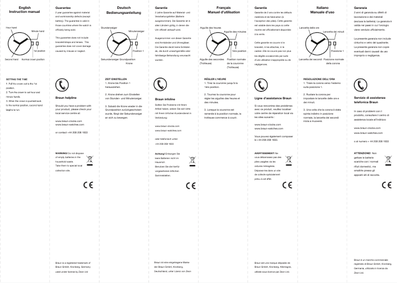 Image de la première page du manuel de l'appareil BN0011L