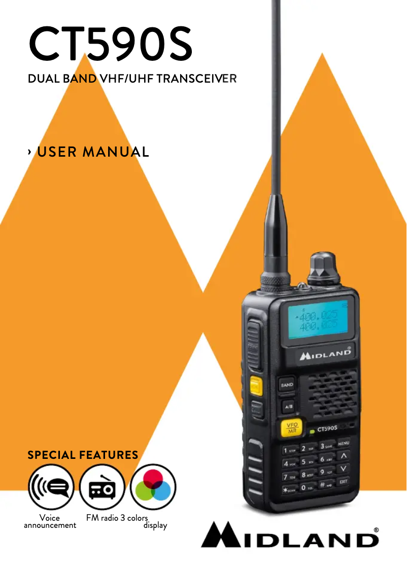 Image de la première page du manuel de l'appareil CT590