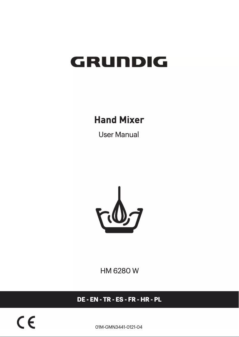 Page 1 de la notice Manuel utilisateur Grundig HM 6280 W