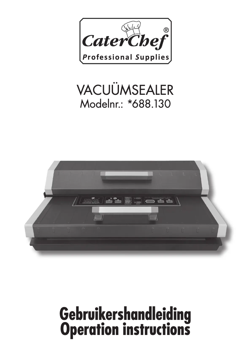 Página 1 del manual Manual de usuario CaterChef 688130
