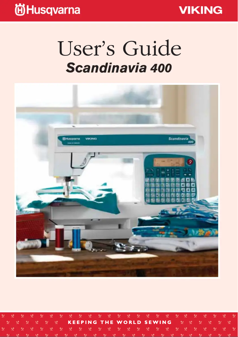 Page n°1 - Manuel utilisateur Husqvarna-Viking Scandinavia 400