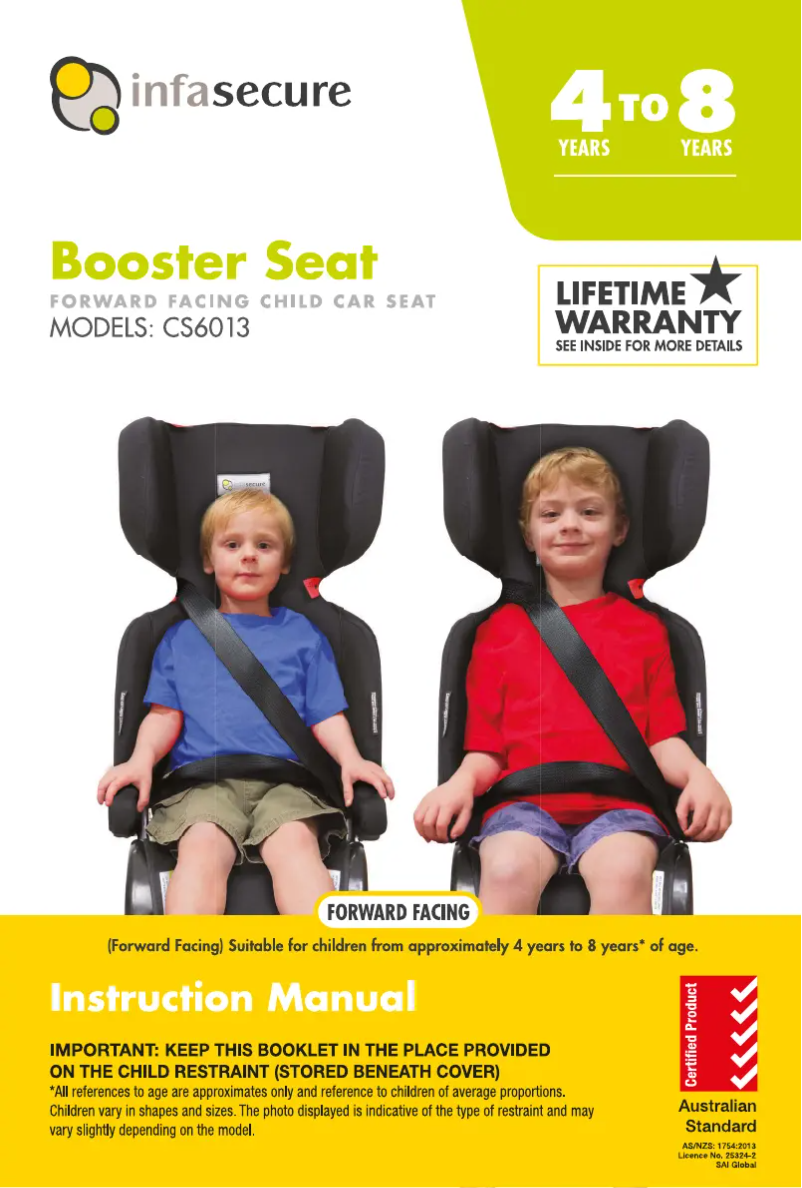 Page 1 de la notice Manuel utilisateur InfaSecure Traveller