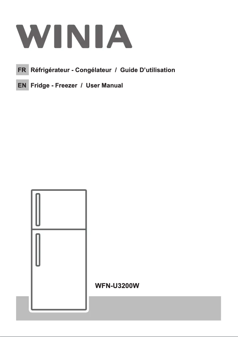 Page n°1 - Manuel utilisateur Winia WFN-U3200X