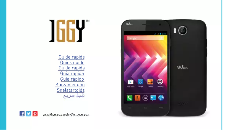 Página 1 del manual Manual de usuario Wiko Iggy